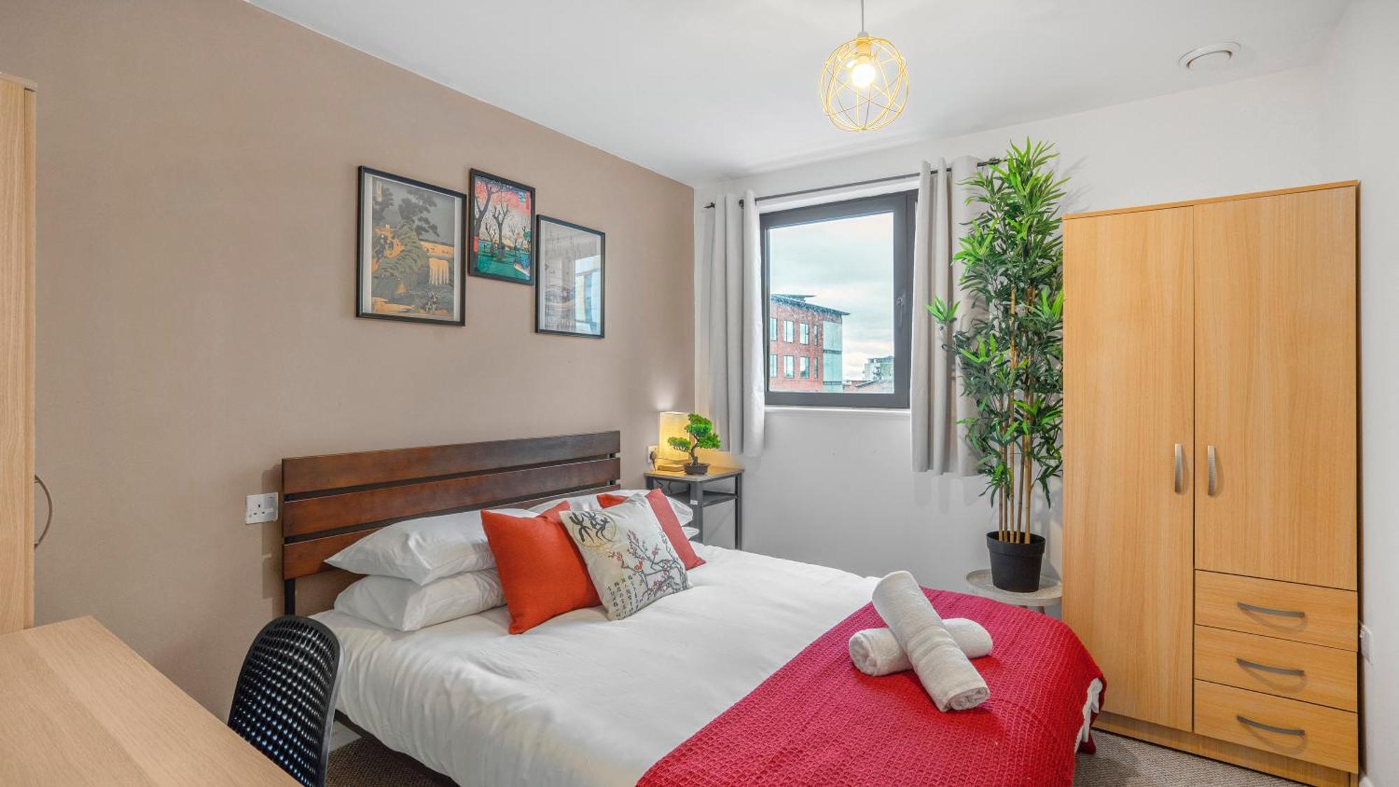 Japanese Suite 2Bed 2Bath, Free Park, Netfix, 75 Inch Tv, Games - City Centre- Maihom Birmingham Buitenkant foto