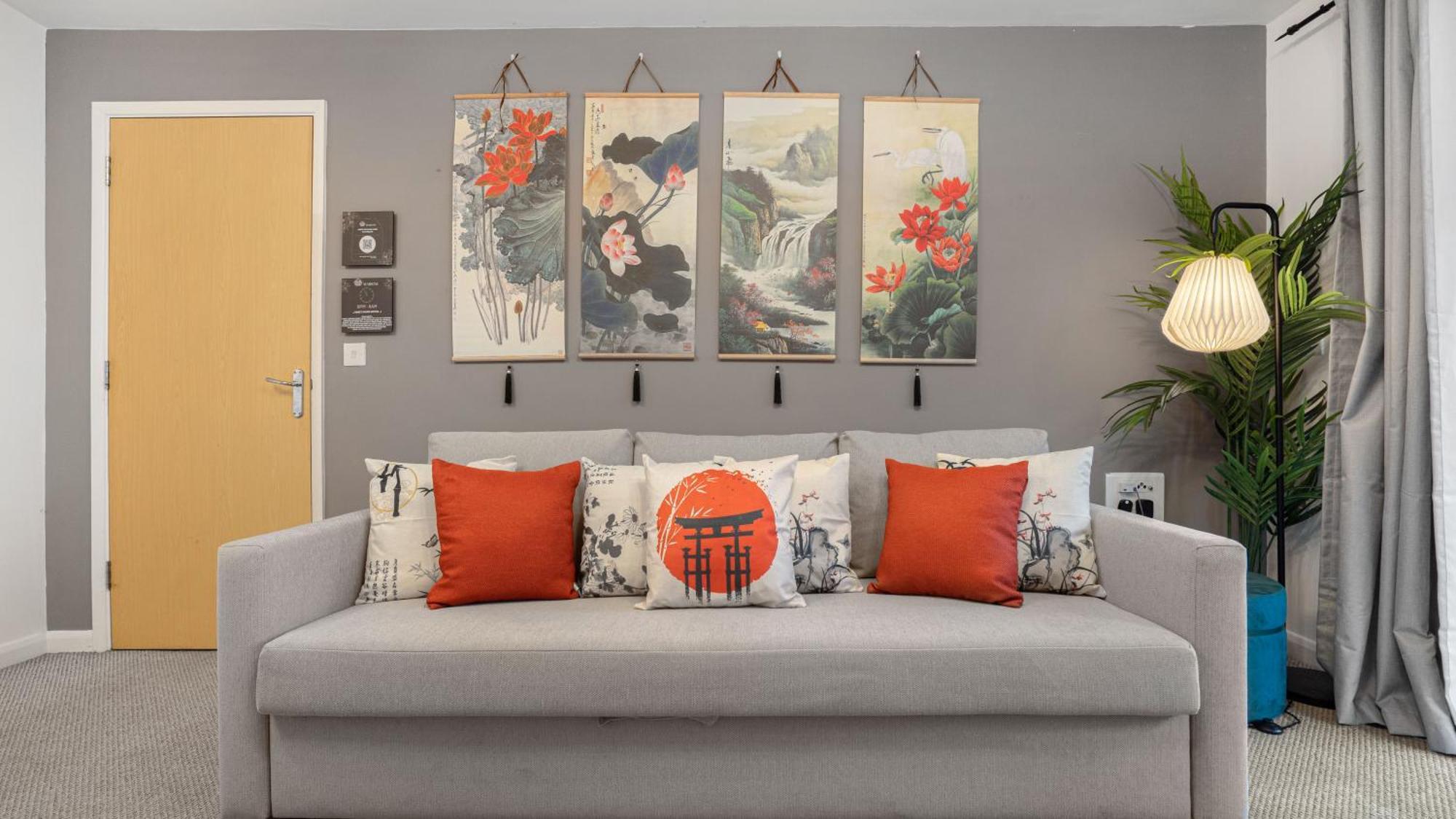 Japanese Suite 2Bed 2Bath, Free Park, Netfix, 75 Inch Tv, Games - City Centre- Maihom Birmingham Buitenkant foto